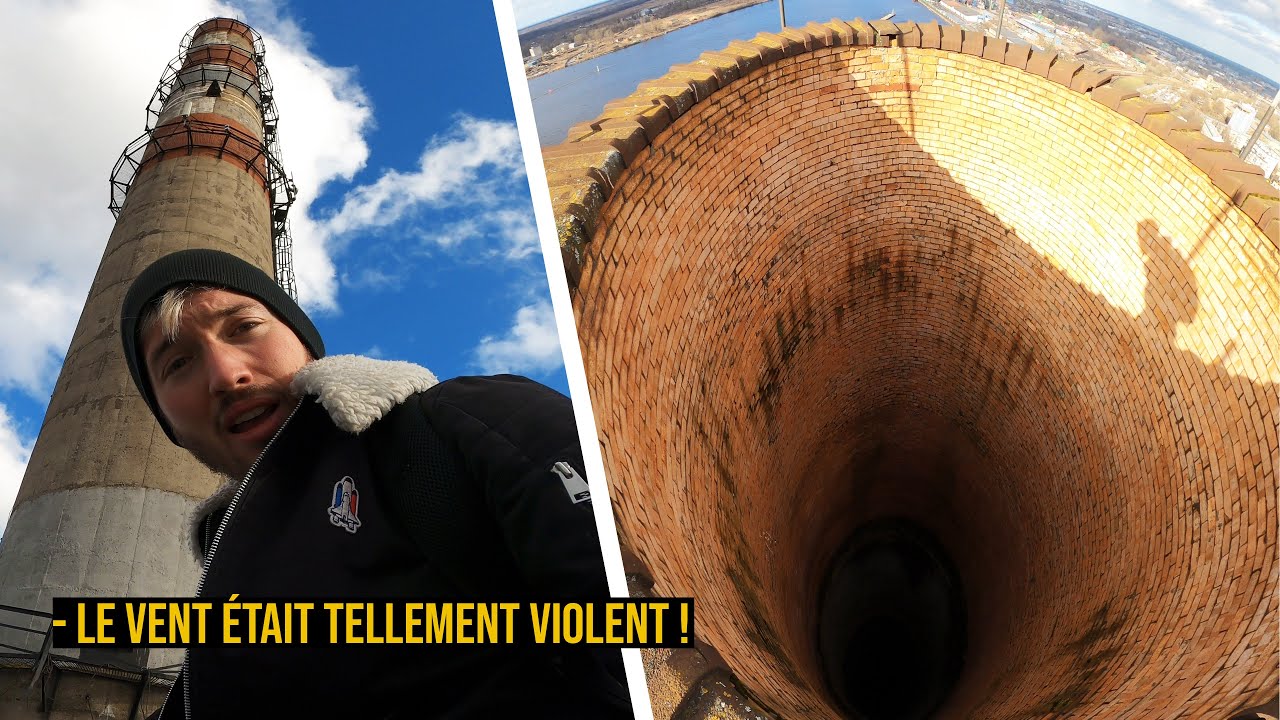 J'ESCALADE UNE 4 ÈME CHEMINÉE ! ( mais le vent ne voulait pas ! )