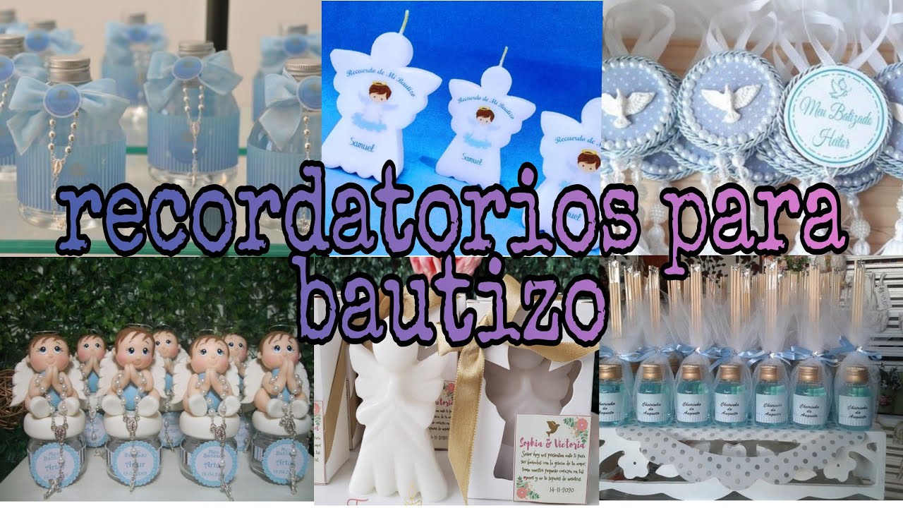 Recordatorios Para Bautizo / Souvenirs de Bautizo 