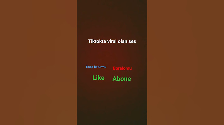 tiktokta viral olan ses #shortsviral
