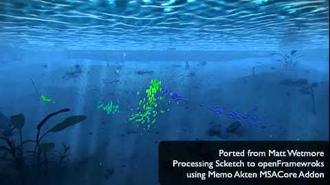 Flock System in openFrameworks