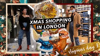 Christmas Shopping in London: Food, Baubles + Muji | VLOGMAS 2020
