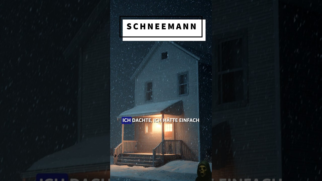 Der Schneemann, der immer näher kam… ❄️👁️