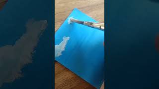 AWESOME PAINTING HACKS|Easy painting|Sky Painting|Postcard painting|Scenery |#shorts #viral| screenshot 3