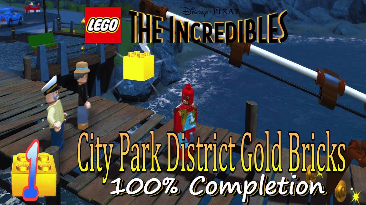 GOLD BRICK LEGO INCREDIBLES Ep 1 City Park District Flyinnn