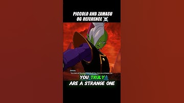 Piccolo And Zamasu Og Reference Lol 🤯 #crashout #zamasu #sparkingzero #dragonballz #dbz