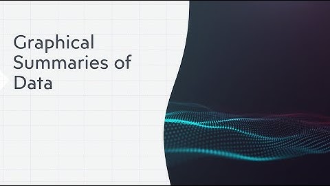 Graphical Summaries of Data