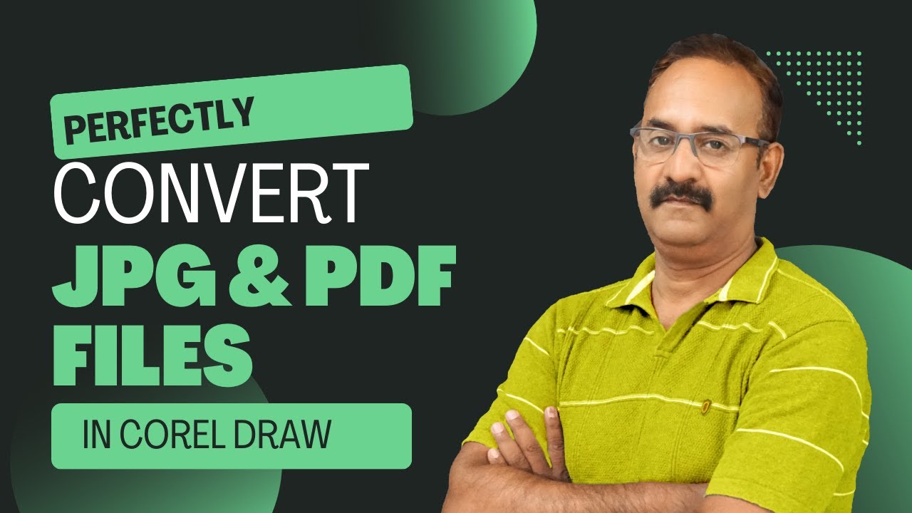 Convert CDR Files to JPG & PDF in right Way ! सही तरीका! - YouTube