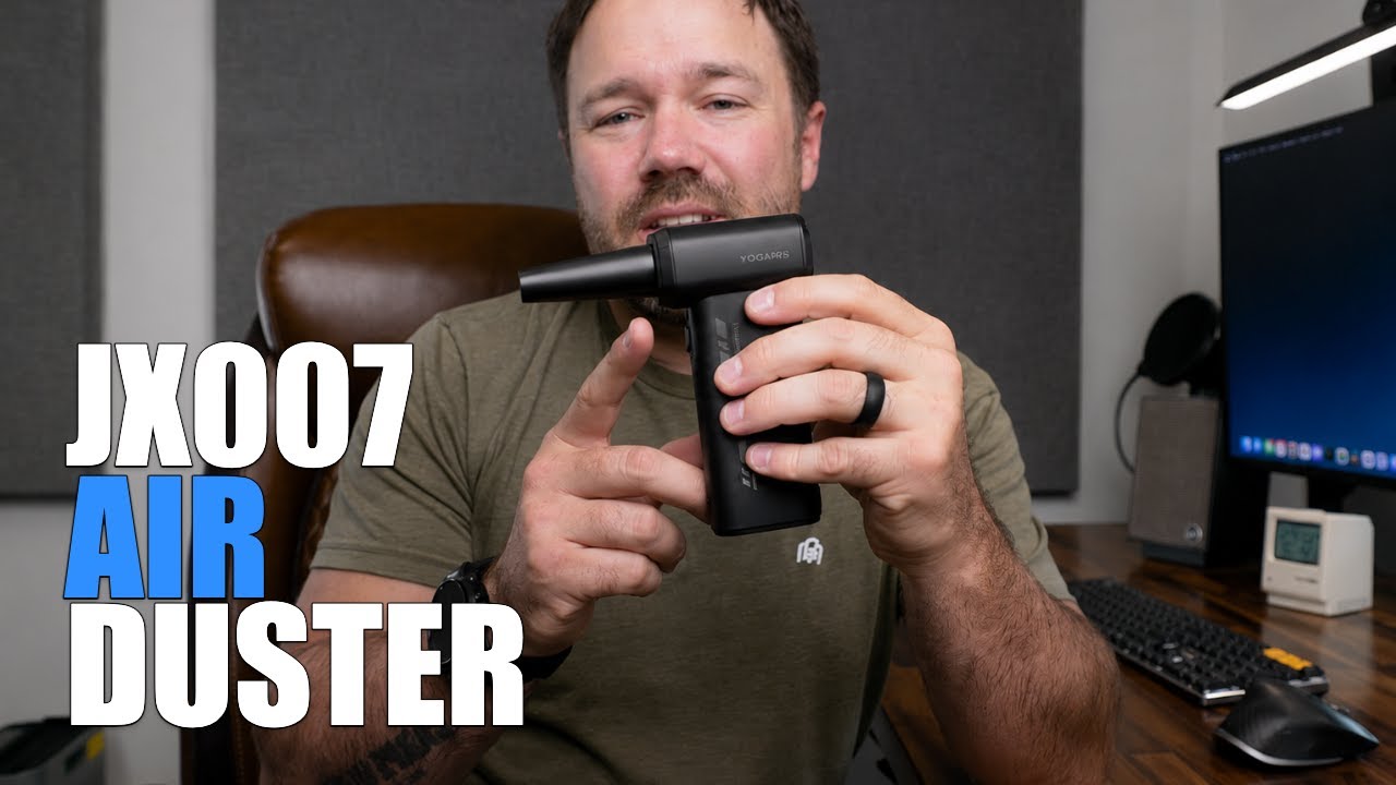 JX007 Electric Air Duster Test: 3-Speed Gear Cleaning on PC and