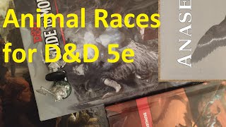 Anthropomorphic Animal Races for D&D 5e