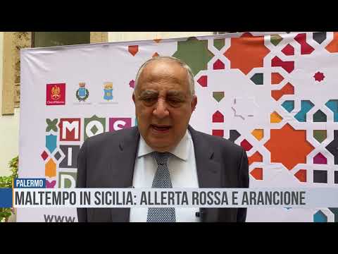 Video Palermo: Maltempo in Sicilia: allerta rossa e arancione