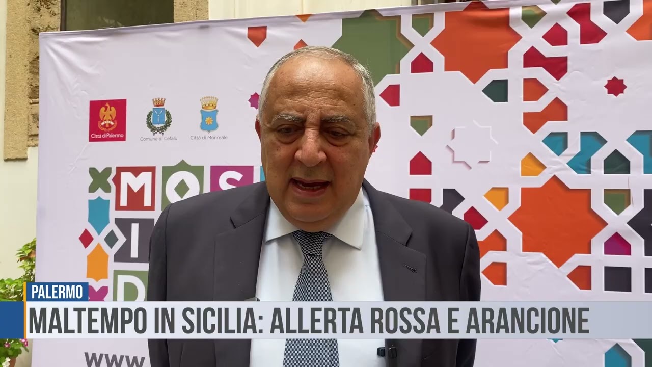 Palermo: Maltempo in Sicilia: allerta rossa e arancione