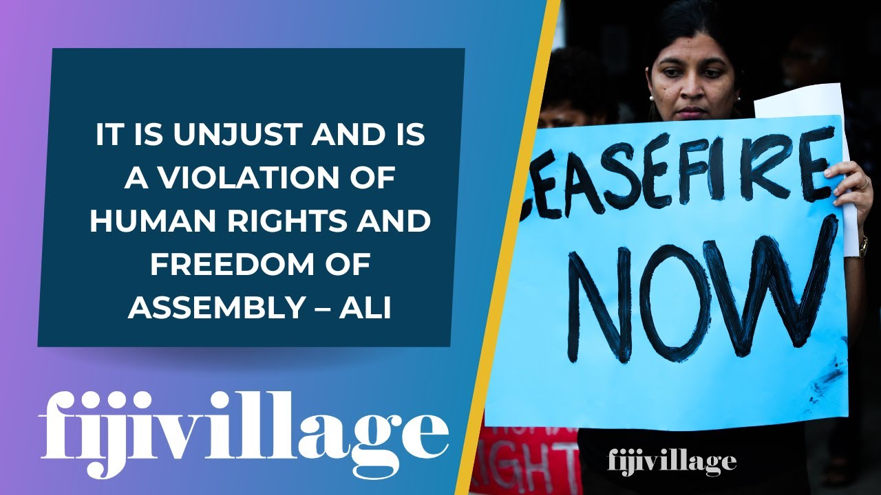 It is unjust and is a violation of human rights and freedom of assembly
