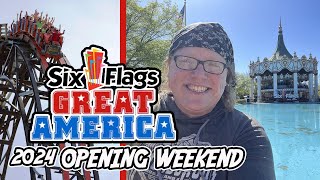 NEW 2024 Six Flags Great America Vlog! Opening Weekend Fun!