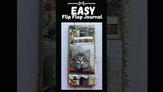 Easy Flip Flop Journal #readingjournal #craftygiveaway #shorts