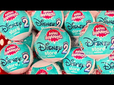 MINI BRANDS DISNEY STORE EDITION SERIES 2, OPENING 5 SURPRISE BALL