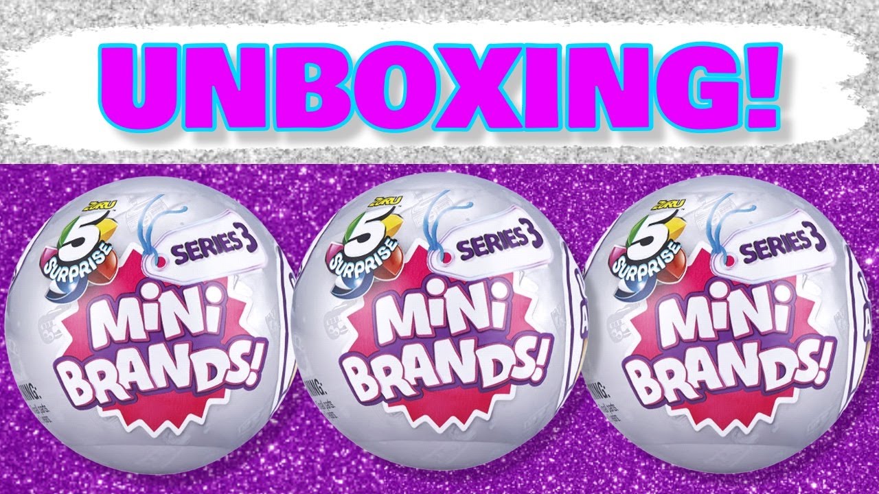 Let's Open 5 Surprise Mini Brands from Series 3! — Pixie Dust Dolls