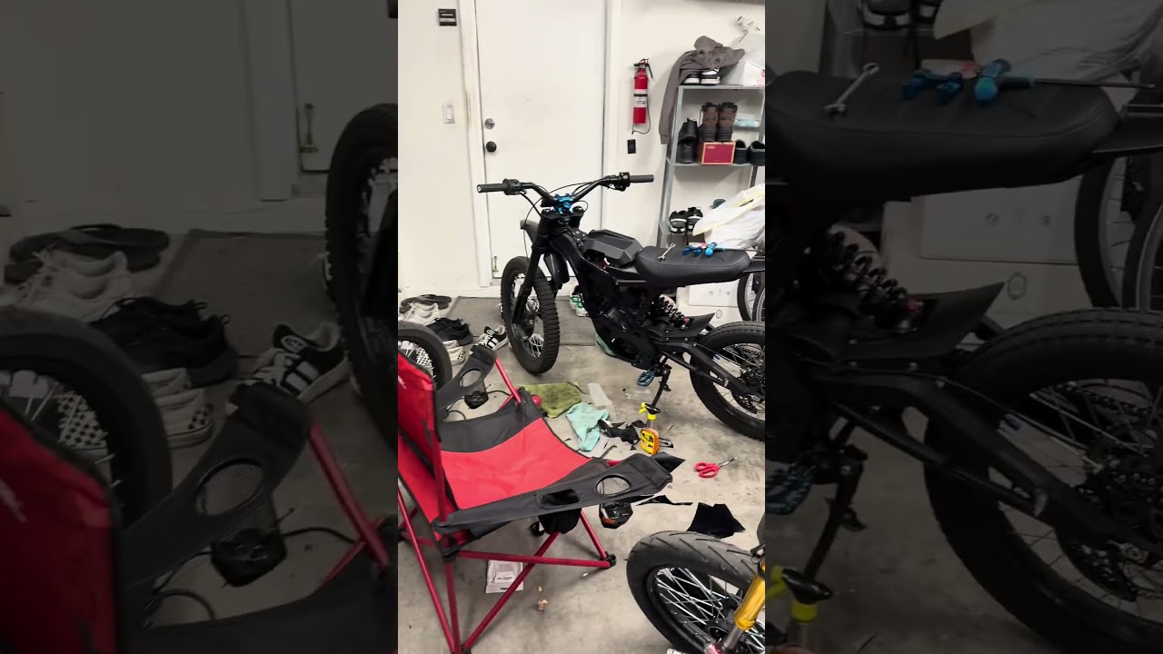 9 велосипедов, один захламленный гараж 