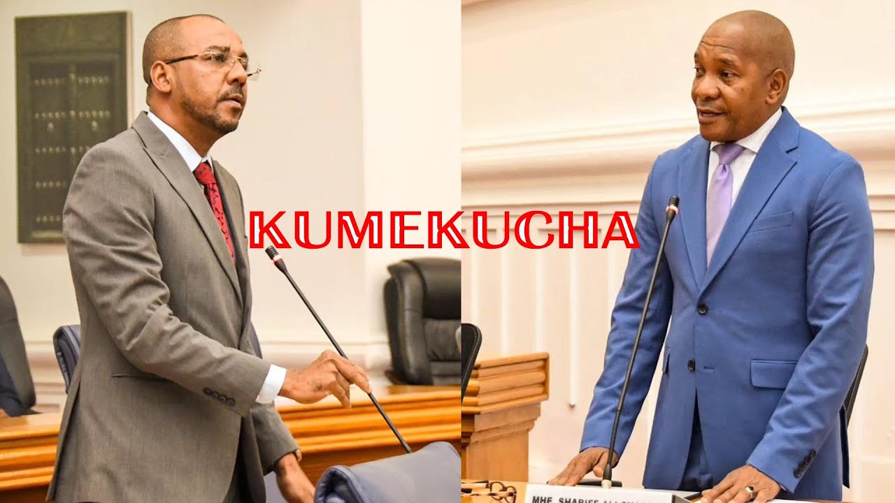 KIMENUKA BARAZA  MHE.SIMAI MOHAMMED SAID AMWAMBIA WAZIRI BILA UOGA HAKUTAKA KUJUWA AINA YA MAFUNZO