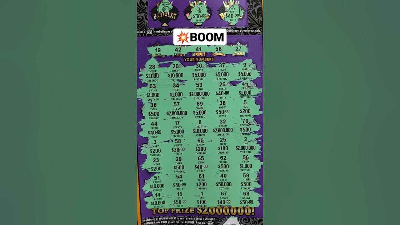 SURPRISE WIN ON A MD LOTTERY SCRATCH OFF TICKET  #viral #scratchers #win #fyp