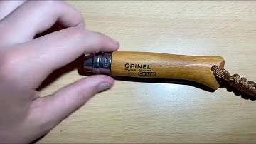 how to 1 Hand Open an Opinel (the right way!)