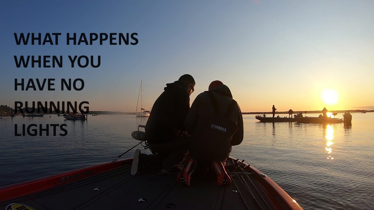 What happens when you have no running lights in a BASS tournament