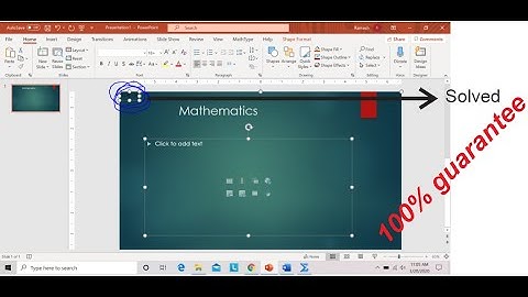 Powerpoint maths equation problem | 100% guarantee | Solved