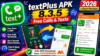 textPlus APK Download Latest Version 8.3.5 (2026) | Free Calling & Texting App screenshot 4