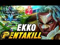 HİLE GİBİ TEK ATAN EKKO BUILDIYLE PENTA ATTIM! | Wild Rift
