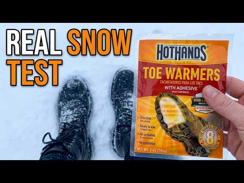 Testing The HotHands Toe Warmer After 2 Hours In The Snow