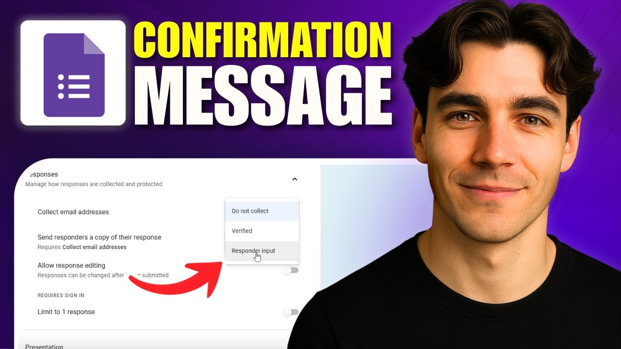 Google Form Completion Message How To Add A Confirmation Message After Submitting Google Forms ...