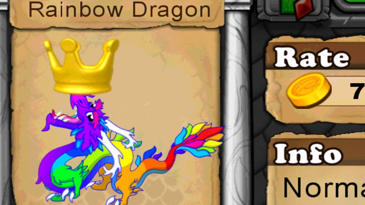 Dragonvale Dragon Chart