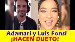 SORPRENDE el DUETO de Adamari López y Luis Fonsi (video) SORPRENDE el DUETO de Adamari López y Luis Fonsi (video)