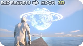 If the ExoPlanets replaced our MOON 🎨 (3D)