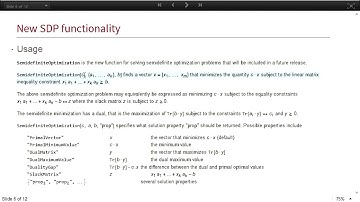 Semidefinite Optimization