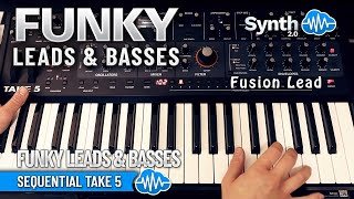 FUNKY LEADS & BASSES (60 new presets) | SEQUENTIAL TAKE 5 | SOUND LIBRARY