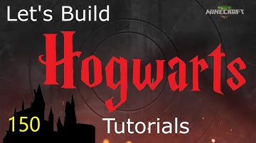 Lets Build Hogwarts in Minecraft Tutorials Part 150. Landscaping