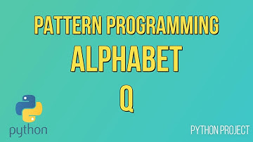 Write a Python Program to print Alphabet pattern Q || Pattern Programming || Python Projects