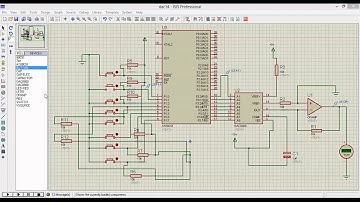 Interfacing DAC with 8051 Microcontroller using Proteus