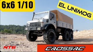 Cross RC NT6 1/10 6x6, Mercedes Unimog Crawler, 2-speed, and 2