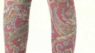 Uk Tights - Tiffany Quinn Pink Paisley Tights