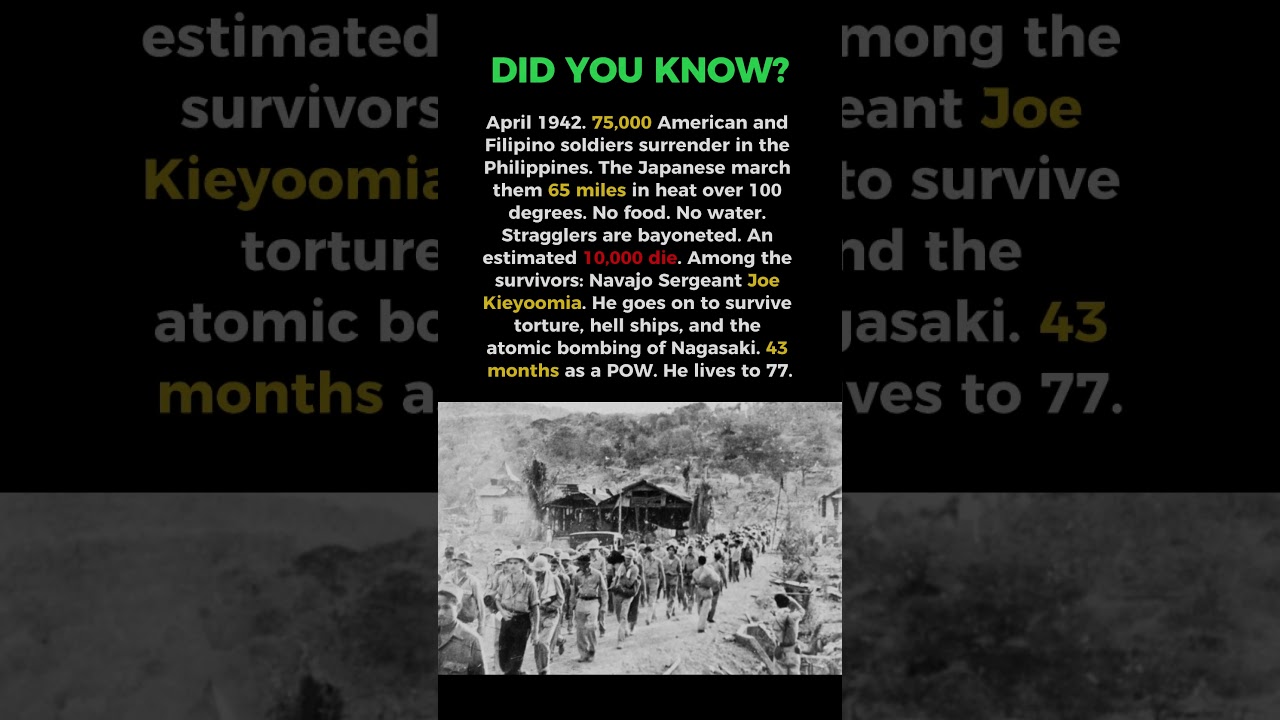 75,000 Prisoners Marched 65 Miles With No Water… 10,000 Never Made It 💀