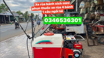 Xe rùa bánh xích mini có phun thuốc xe rùa 4 bánh 3 bánh ngồi lái 1 cầu 0346536301
