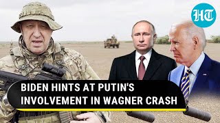 Putin Behind Wagner Crash Biden Says He Is Not Surprised Not Much Happens In Russia
