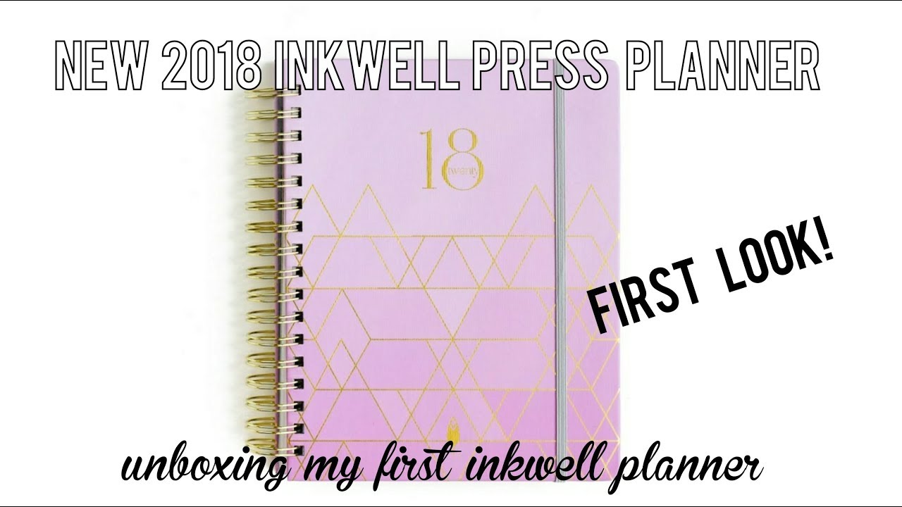 2018 Inkwell Press Planner Unboxing | My first inkwell planner!