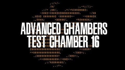 Portal: Still Alive | Challenge Map: Test Chamber 16 (Advanced)