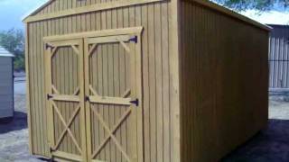 10 x 16 Utility - Derksen Buildings dba Amarillo Portable Buildings