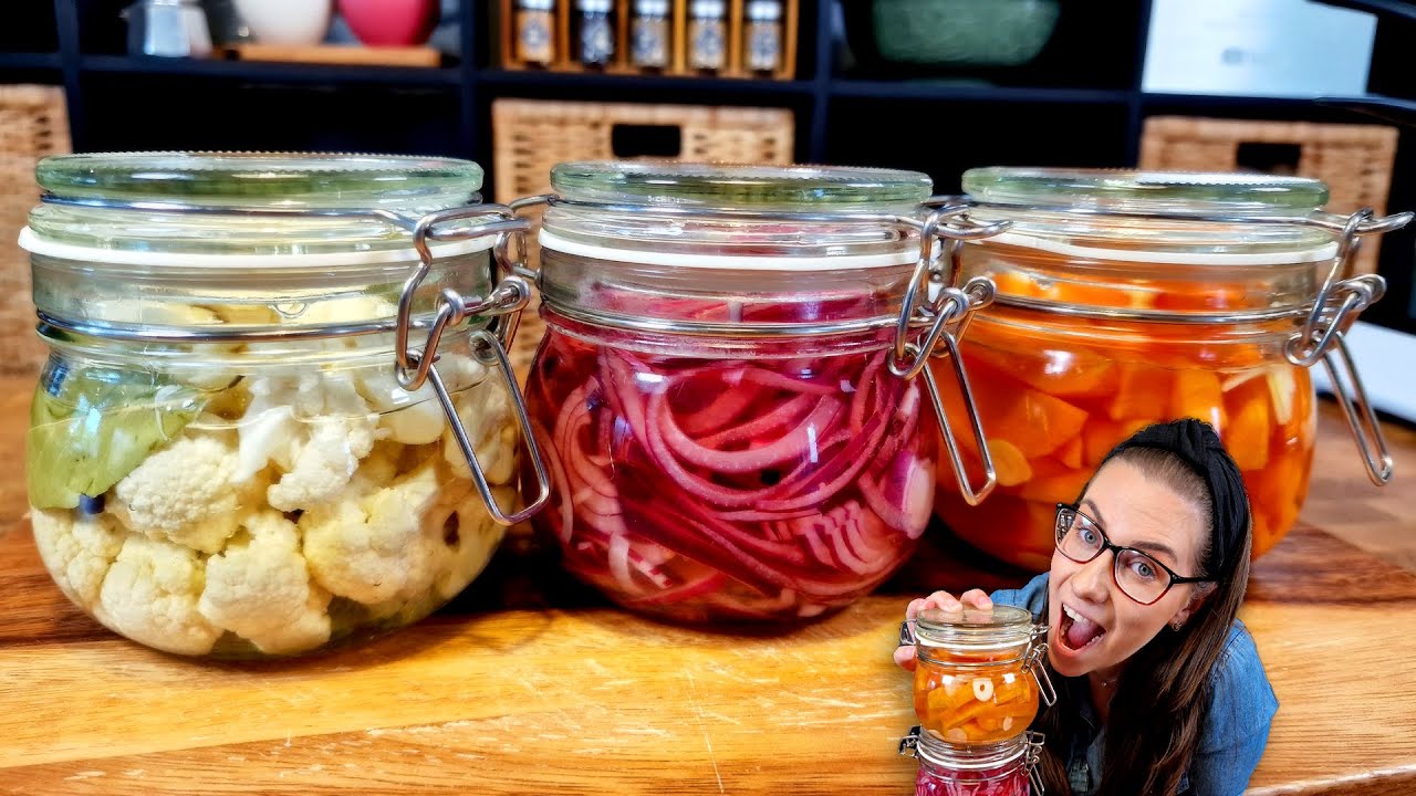 PICLES, legumes em conserva, receita deliciosa