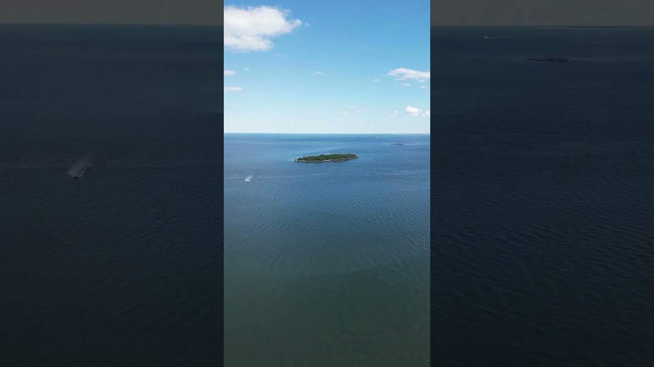 Have you ever seen this view of Hoffman Island? Here’s a drone tour!