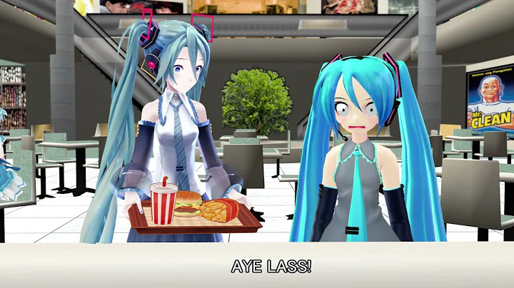 【MMD talkloid】 Miku hates leeks?!