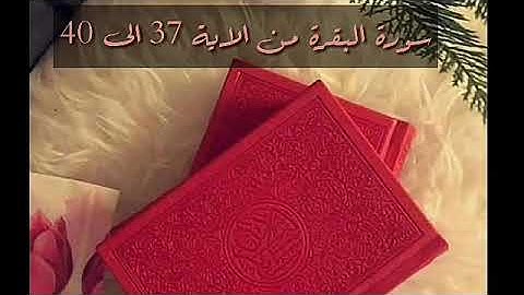 حفظ سورة البقرة من الاية 37 الى 40 بالتكرار